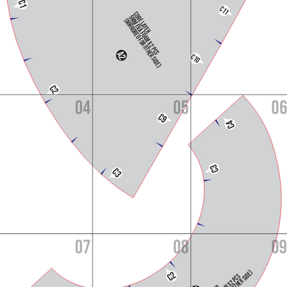 Basic Witch Hat Prop Pattern Template – EVA Foam Basic Pattern for Cosplay & DIY Builds