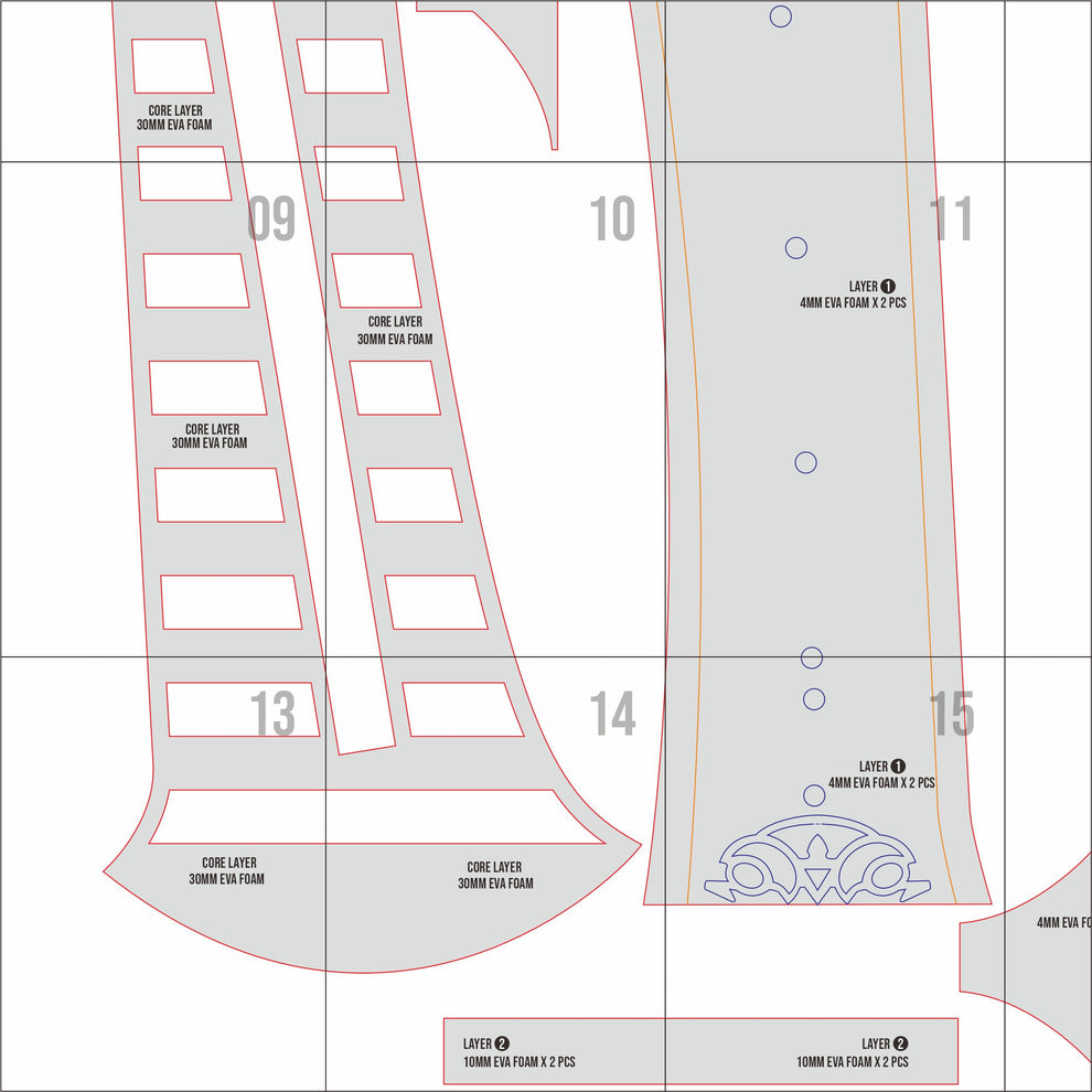 Beastlord Sword Prop Pattern Template – EVA Foam Pattern for Cosplay ...