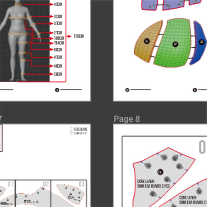 Bikini Breastplate Armor Prop Pattern Template – EVA Foam Pattern for Cosplay and DIY Builds Inspired by Fantasy Armor