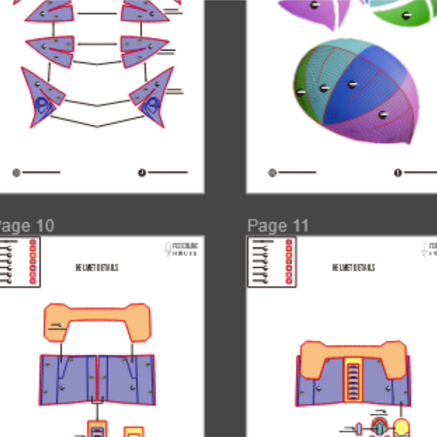 Bo-Katan Helmet Prop Pattern Template – EVA Foam Pattern for Cosplay and DIY Builds Inspired by Star Wars: The Mandalorian