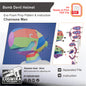 Bomb Devil Helmet Prop Pattern Template – EVA Foam Pattern for Cosplay & DIY Builds Inspired by Chainsaw Man