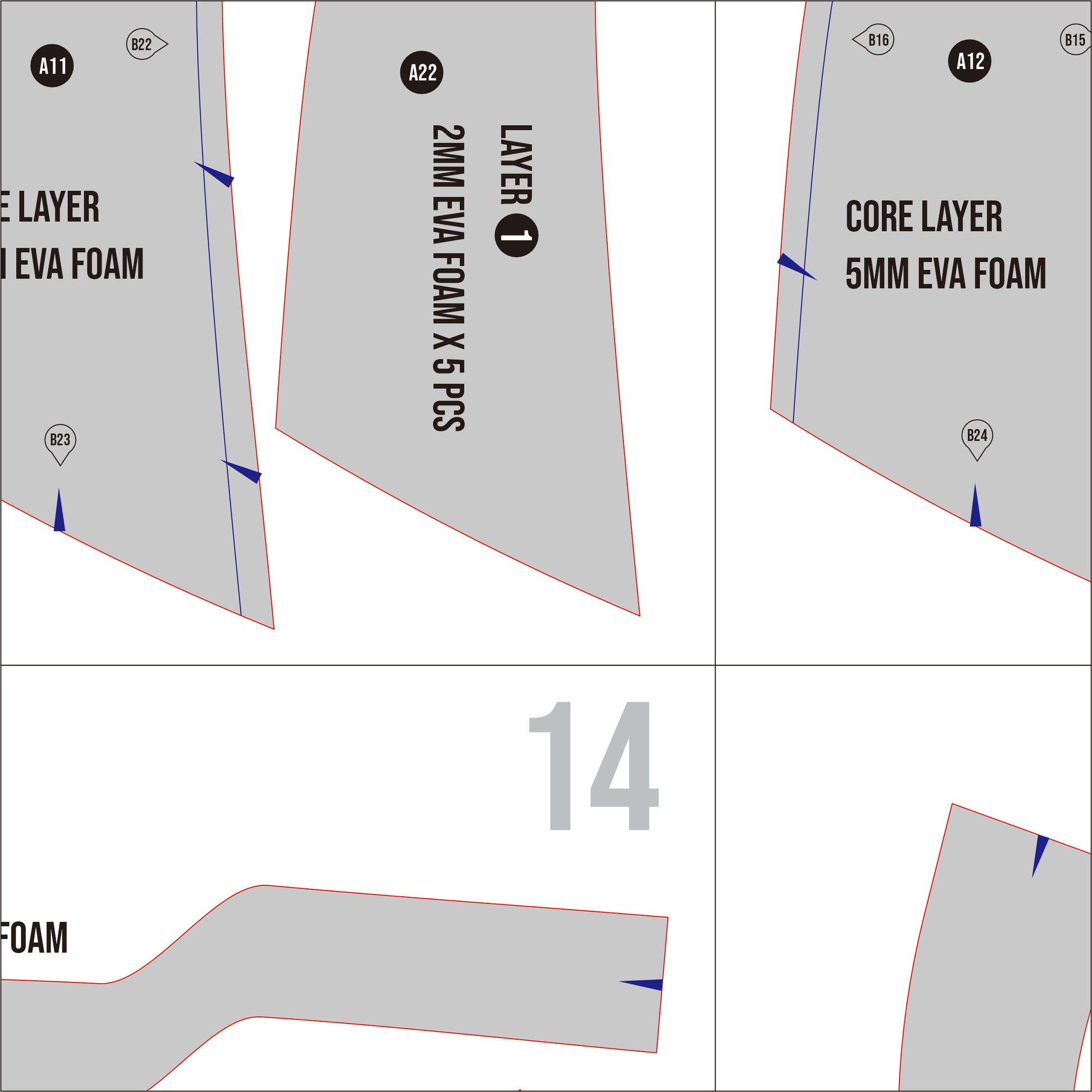 Bomb Devil Helmet Prop Pattern Template – EVA Foam Pattern for Cosplay ...