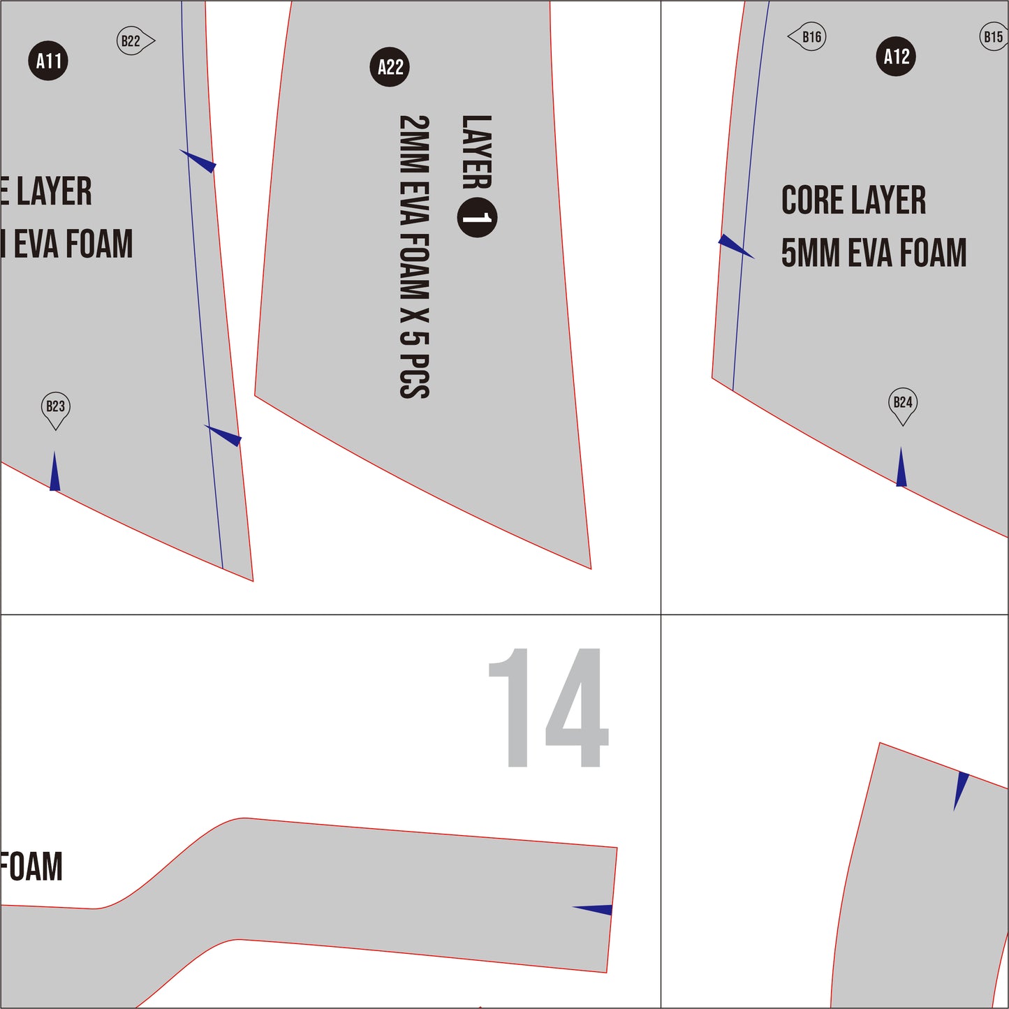 Bomb Devil Helmet Prop Pattern Template – EVA Foam Pattern for Cosplay & DIY Builds Inspired by Chainsaw Man