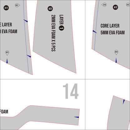 Bomb Devil Helmet Prop Pattern Template – EVA Foam Pattern for Cosplay & DIY Builds Inspired by Chainsaw Man