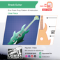 Brook Guitar Prop Pattern Template – EVA Foam Pattern for Cosplay and DIY Builds Inspired by One Piece Anime