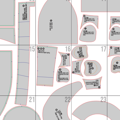 Caine Head Helmet Prop Pattern Template – EVA Foam Pattern for Cosplay and DIY Builds Inspired by The Amazing Digital Circus
