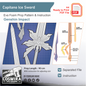 Capitano Ice Sword Prop Pattern Template – EVA Foam Pattern for Cosplay & DIY Builds Inspired by Genshin Impact