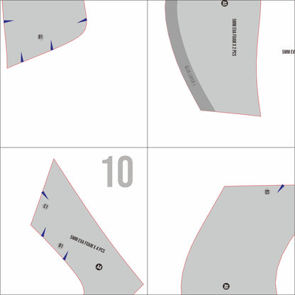Cha Hae In Armor Prop Pattern Template – EVA Foam Pattern for Cosplay & DIY Builds Inspired by Solo Leveling