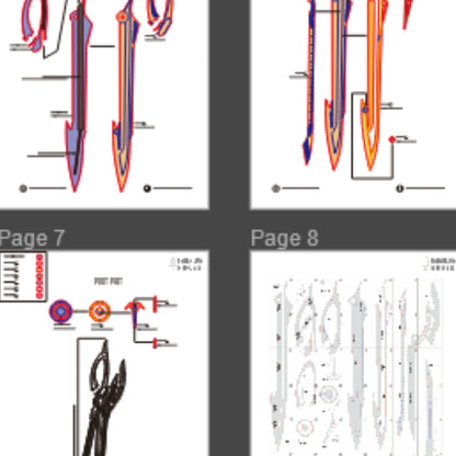 Chisa’s Scissors Prop Pattern Template – EVA Foam Pattern for Cosplay & DIY Builds Inspired by Wuthering Waves
