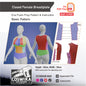 Closed Female Breastplate Prop Pattern Template – EVA Foam Pattern for Cosplay and DIY Builds Inspired by Fantasy Armor