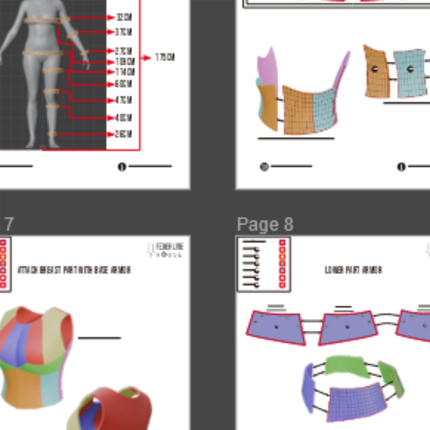 Closed Female Breastplate Prop Pattern Template – EVA Foam Pattern for Cosplay and DIY Builds Inspired by Fantasy Armor