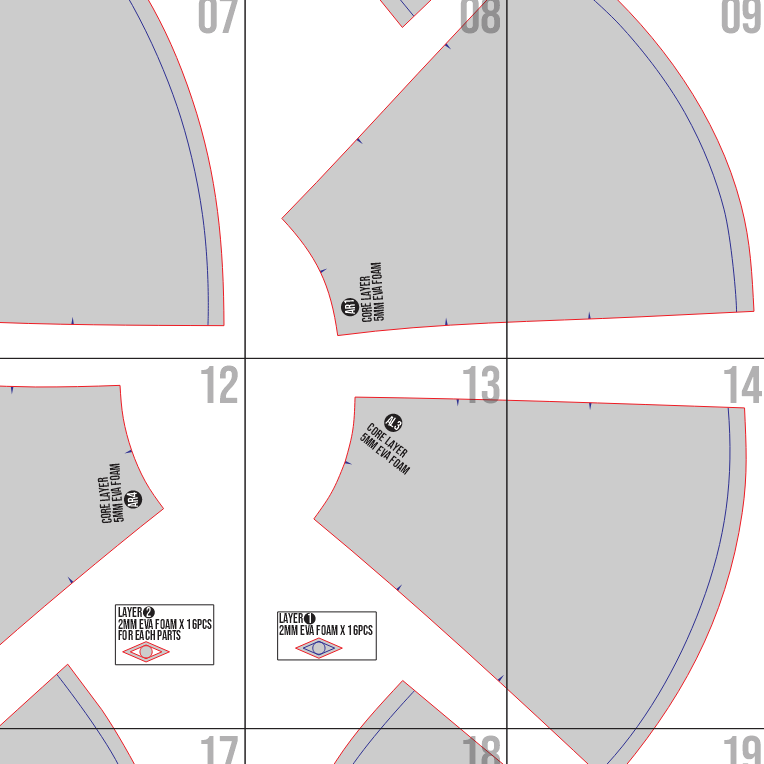 Coco Black Witch Hat Prop Pattern Template – EVA Foam Pattern for Cosplay and DIY Builds Inspired by Witch Hat Atelier