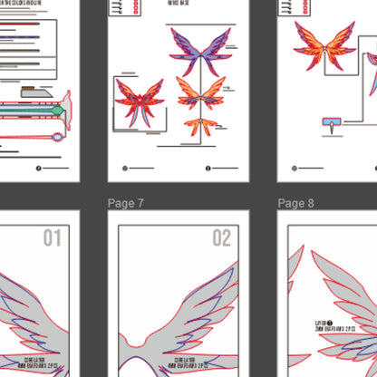 Columbina Hair Accessory Prop Pattern Template – EVA Foam Pattern for Cosplay & DIY Builds Inspired by Genshin Impact