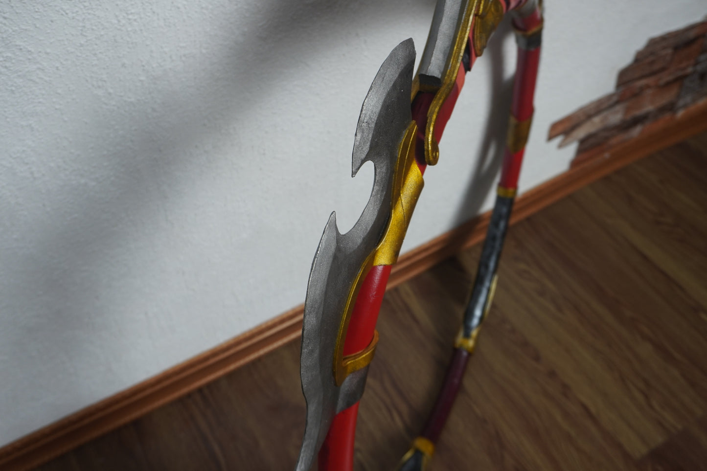 Prop Pattern: Crimson Orchid Dual Blade (Sun Shangxiang Wheels) from Dynasty Warriors Origins Cosplay Template Blueprint PDF