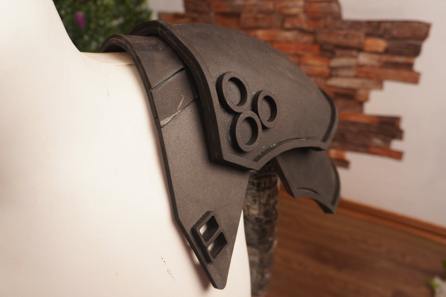 Prop Pattern: Sephiroth Shoulder Armor from Final Fantasy Cosplay Template Blueprint PDF