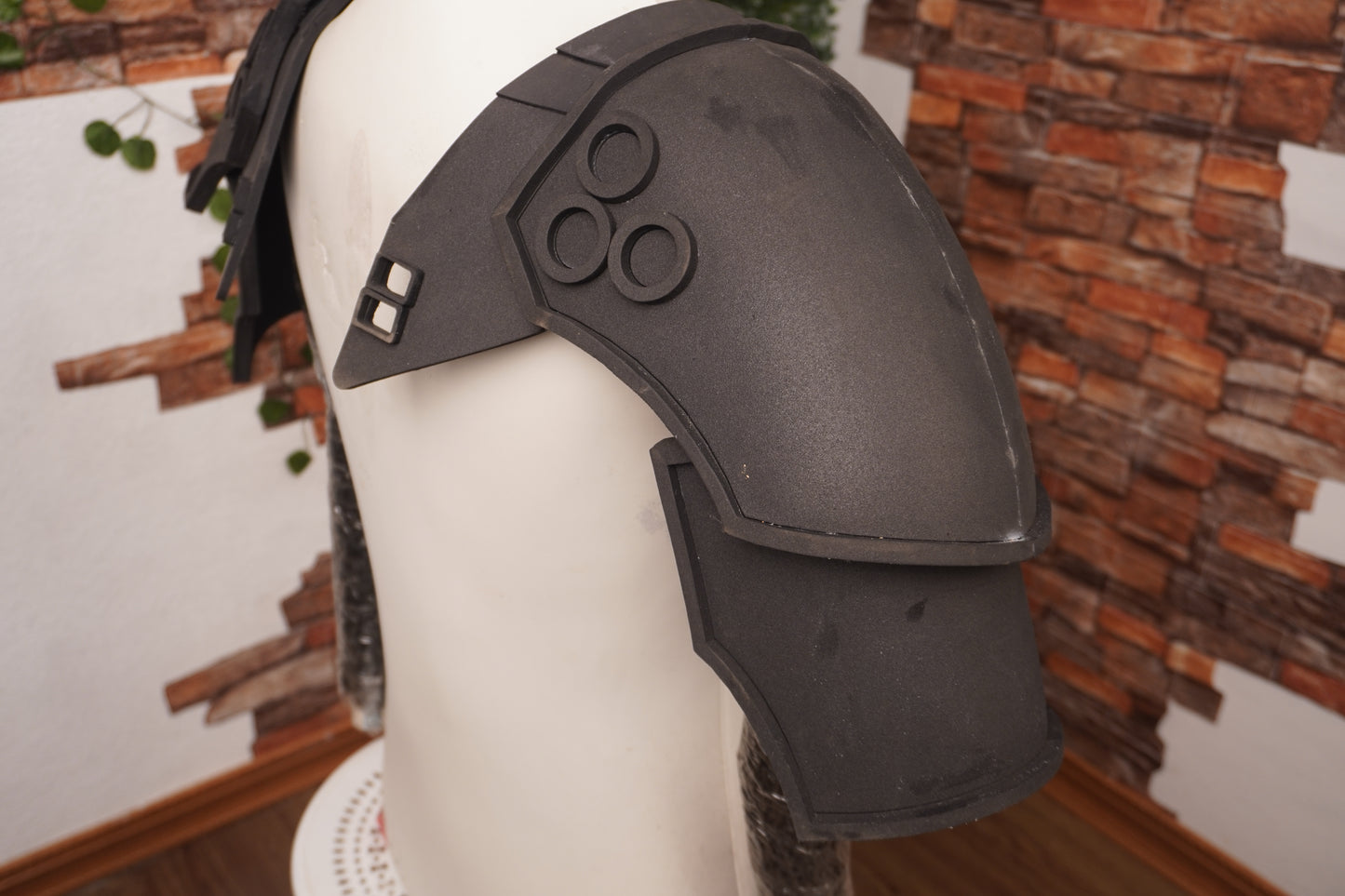 Prop Pattern: Sephiroth Shoulder Armor from Final Fantasy Cosplay Template Blueprint PDF