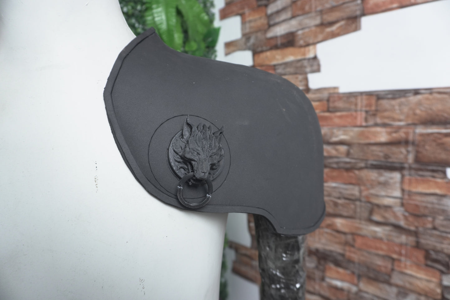 Prop Pattern: Cloud Strife Shoulder Armor from Final Fantasy Cosplay Template Blueprint PDF