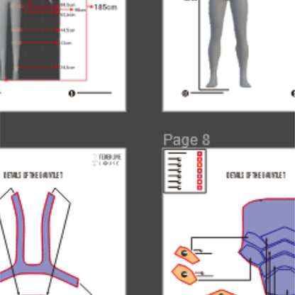 Tactical Breastplate Prop Pattern Template – EVA Foam Pattern for Cosplay and DIY Builds Inspired by Tactical Armor
