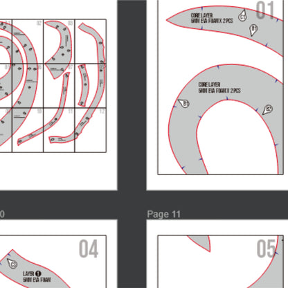 Diva Plavalaguna Headpiece Pattern Template – EVA Foam Pattern for Cosplay & DIY Builds Inspired by The Fifth Element