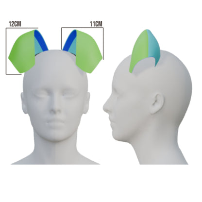 Dog Ears No.1 Prop Pattern Template – EVA Foam Pattern for Cosplay and DIY Builds Inspired by Animal Fantasy Style