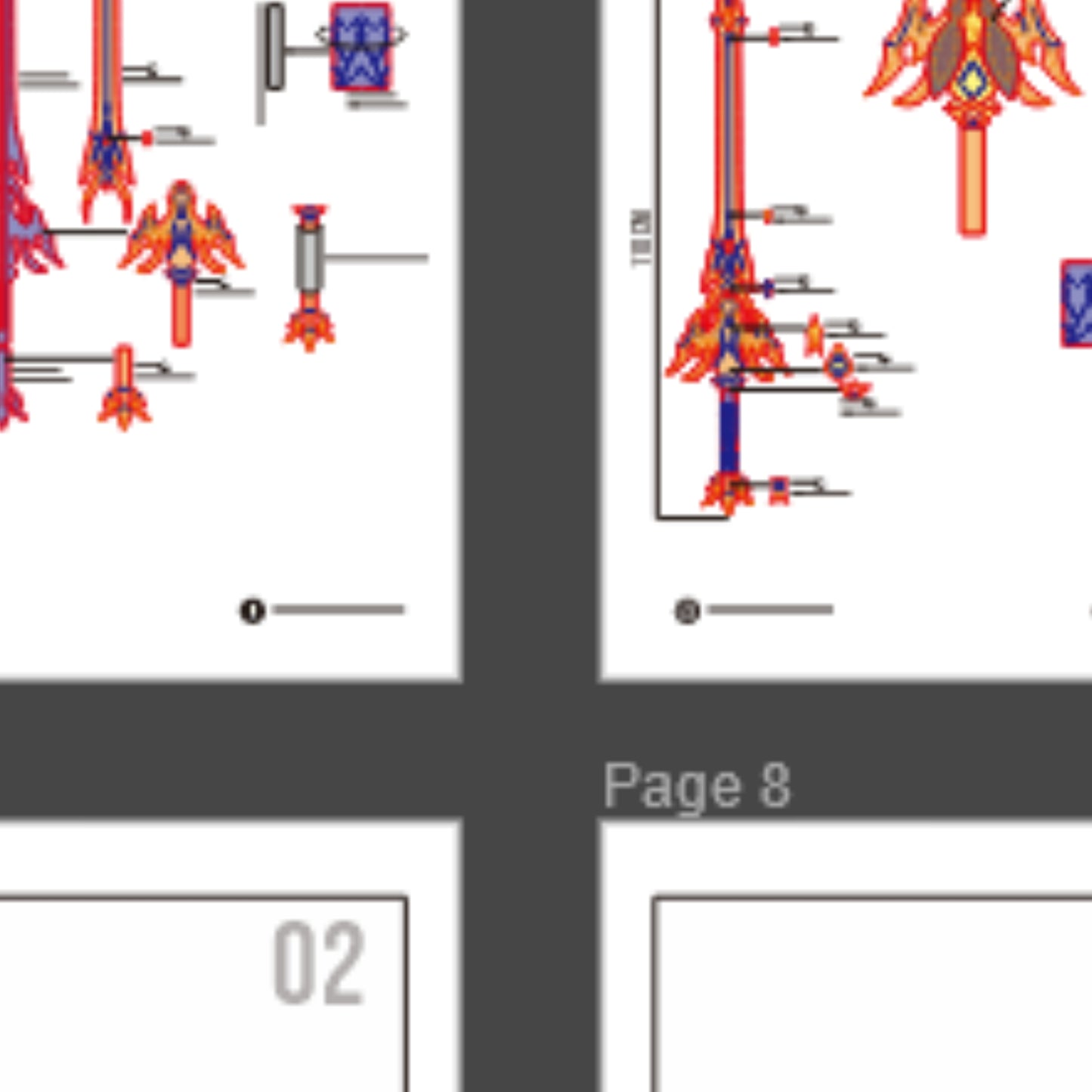 Durin Sword Prop Pattern Template – EVA Foam Pattern for Cosplay & DIY Builds Inspired by Genshin Impact