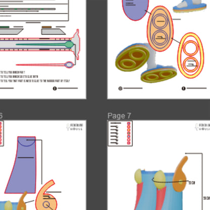 Egghead Boots Prop Pattern Template – EVA Foam Cosplay PDF Inspired by One Piece