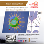 Esquie Cosplay Mask Prop Pattern – EVA Foam Template Inspired by Clair Obscur: Expedition 33