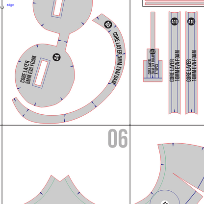 Esquie Cosplay Mask Prop Pattern – EVA Foam Template Inspired by Clair Obscur: Expedition 33