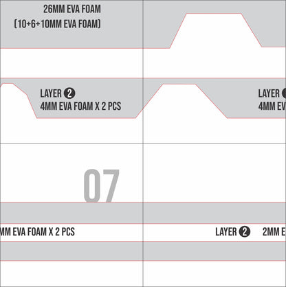 Prop Pattern: Fenrir Keyblade from Kingdom Hearts Cosplay Template Blueprint PDF