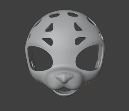Kemono Furry Fursuit Head 3D Print STL File – DIY Kemono Style Fursuit Base