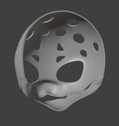 Kemono Furry Fursuit Head 3D Print STL File – DIY Kemono Style Fursuit Base