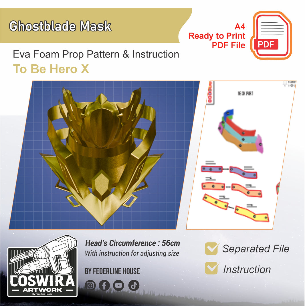 To Be Hero X Prop Pattern – Coswira Artwork