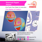Glamrock Puppet Helmet Prop Pattern Template – EVA Foam Pattern for Cosplay & DIY Builds Inspired by Five Nights at Freddy’s