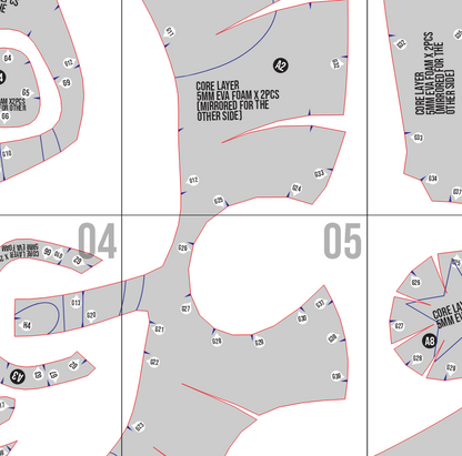 Glamrock Puppet Helmet Prop Pattern Template – EVA Foam Pattern for Cosplay & DIY Builds Inspired by Five Nights at Freddy’s