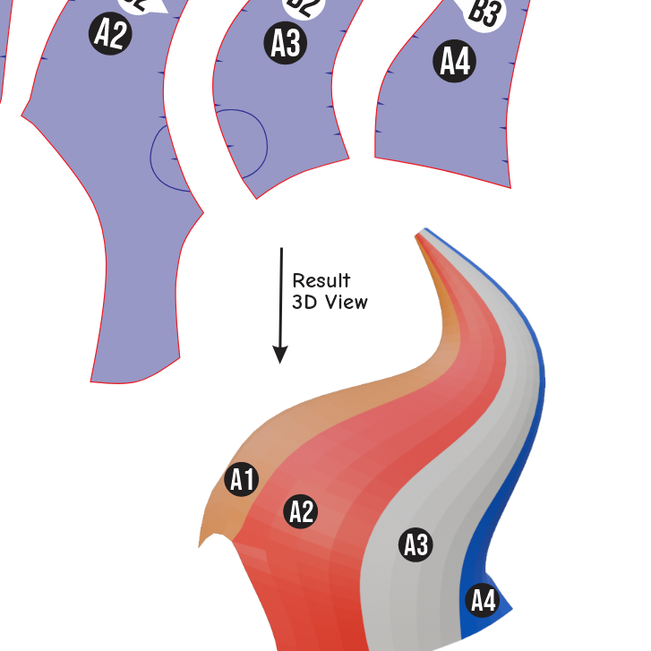 Goblin Hat Prop Pattern Template – Basic EVA Foam Pattern for Cosplay and DIY Builds