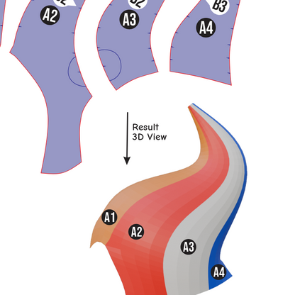 Goblin Hat Prop Pattern Template – Basic EVA Foam Pattern for Cosplay and DIY Builds