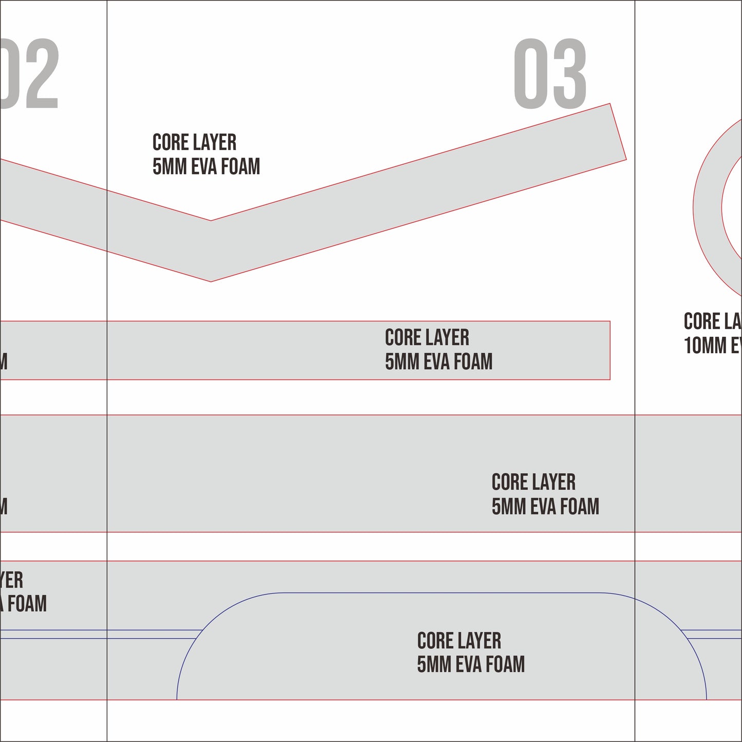 Prop Pattern: Gold Ship Accessories from Uma Musume Pretty Derby Cosplay Template Blueprint PDF