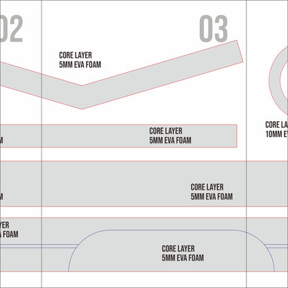 Prop Pattern: Gold Ship Accessories from Uma Musume Pretty Derby Cosplay Template Blueprint PDF