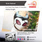 Grim Helmet Prop Pattern Template – EVA Foam Pattern for Cosplay & DIY Builds Inspired by Hollow Knight