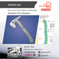 Hatchet Axe Prop Pattern Template – EVA Foam Pattern for Cosplay and DIY Builds Inspired by Resident Evil Requiem Game