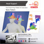Head Support Prop Pattern Template – EVA Foam Pattern for Cosplay and DIY Builds Inspired by Basic Costume Design