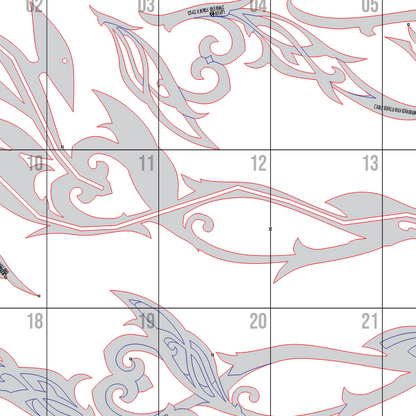 Hunter’s Path Prop Pattern Template – EVA Foam Pattern for Cosplay & DIY Builds Inspired by Genshin Impact