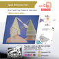 Iguin Brimmed Hat Prop Pattern Template – EVA Foam Pattern for Cosplay and DIY Builds Inspired by Witch Hat Atelier