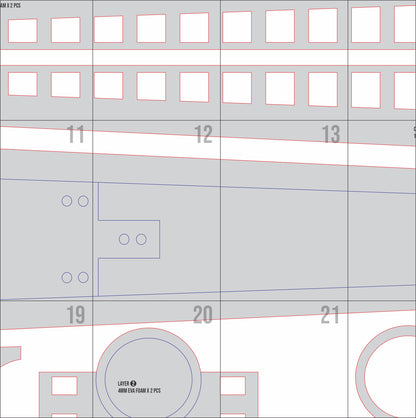 Prop Pattern: Iron Will Greatsword from Nier Automata Cosplay Template PDF