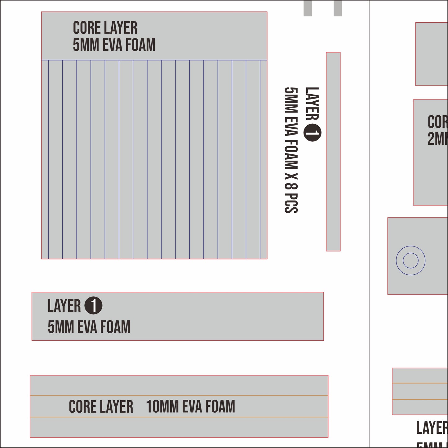 Jayce Hammer Season 1 Prop Pattern Template – EVA Foam Pattern for Cosplay & DIY Builds Inspired by Arcane