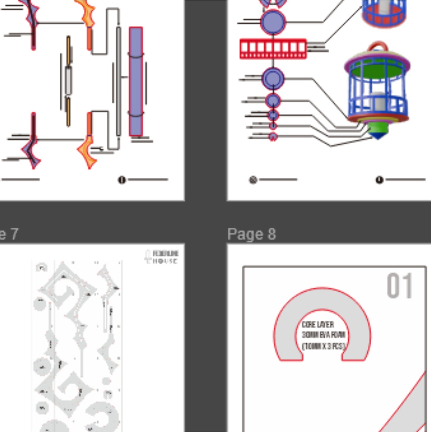 Joyaro Monoco’s Brush Prop Pattern Template – EVA Foam Pattern for Cosplay & DIY Builds Inspired by Clair Obscur: Expedition 33