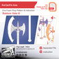 Karlach’s Axe Prop Pattern Template – EVA Foam Pattern for Cosplay & DIY Builds Inspired by Baldur’s Gate III