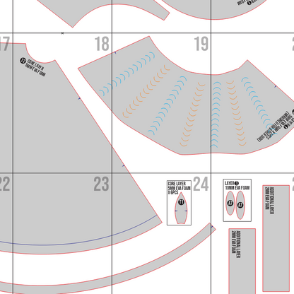 Kaufmo Head Prop Pattern Template – EVA Foam Pattern for Cosplay and DIY Builds Inspired by The Amazing Digital Circus
