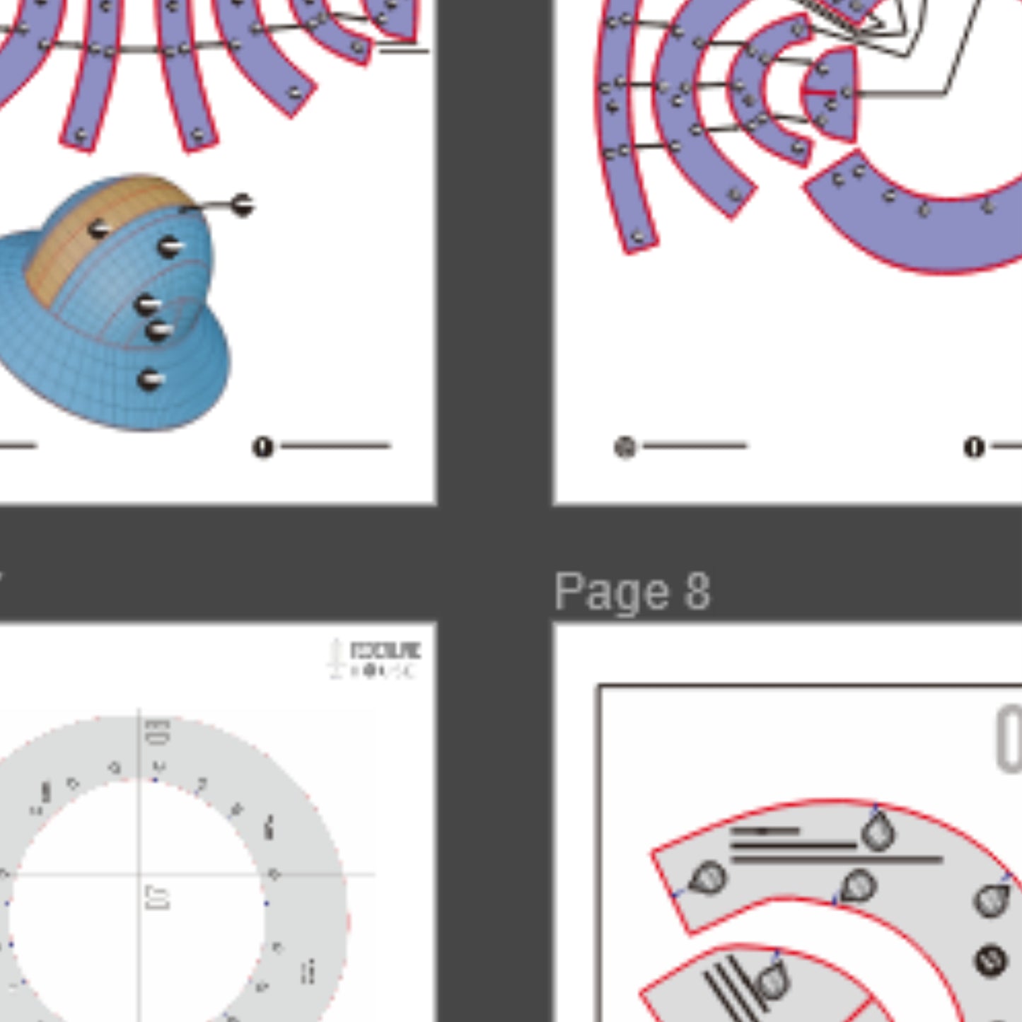 Kettle Helmet Basic Pattern Template – EVA Foam Cosplay PDF for DIY