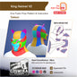 King Helmet V2 Prop Pattern Template – EVA Foam Pattern for Cosplay and DIY Builds Inspired by Tekken